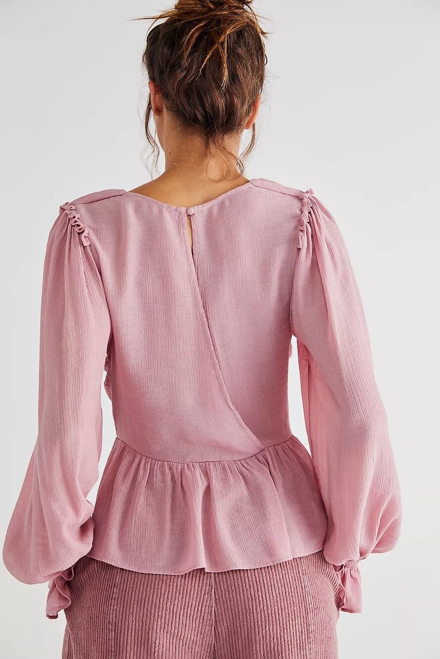 Free People Daia Top In Mountain Flower Pink Size L